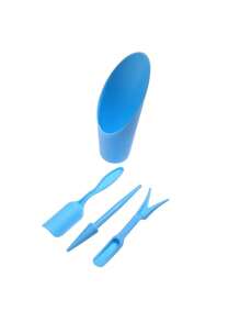 4pcs/Set, Mini Garden Planting Tools Set - Plastic Bucket Shovel For Potted Cultivation, Cylinder Meat Plant Soil Shovel, Ideal For Succulent Planting, Gardening, And Outdoor Activities - Compact, Lightweight, And Easy To Use