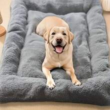 Waterproof Dog Crate Bed Plush Faux Fur Pad For Large Dogs Under 40 Kg, Fluffy Kennel Bed For Crate, Washable Soft Warm Dog Mat - Multicolor - View 3