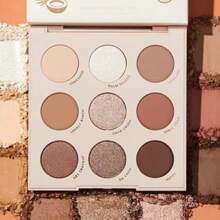 Paleta de sombras de ojos Colourpop Going Coconuts, paleta de sombras de ojos neutras de tonos frescos con acabados ultravelvetino y sedosos, maquillaje de ojos de alta pigmentación con fórmula de larga duración, 0.3 Oz