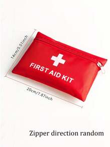 حقيبة إسعافات أولية منزلية، من الصليب الأحمر، مناسبة للمنزل والرحلات التخييمية والاستكشاف وحالات الطوارئ الطبية في الحرم الجامعي، معدات طوارئ أساسية، محمولة ومتينة (!!!! الحقيبة فقط هي المنتج الفعلي، بقية الصور مجرد أكسسوارات لا يتم توفيرها، يرجى الانتباه أثناء الطلب)