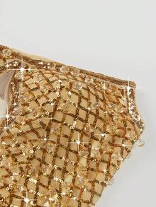 New Sexy Cropped Bandeau Evening Dress, Party Dress, Wedding Guest Dress, Prom Dress