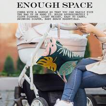 Wet Bag, Wet Dry Bag, Wet Bag For Swimsuit, Travel, Beach, Pool, Diapers, Dirty Yoga Gym Clothes, Makeup Bag, Waterproof Tropical Palm Leaves Decor Jungle Palm Leaf Favors - Chuyến đi của các cô gái - Màu hồng - Xem 8