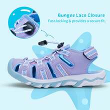 Boys & Girls Toddler/Little Kid/Big Kid Outdoor Summer Sandals - 紫羅蘭色 - 查看 2