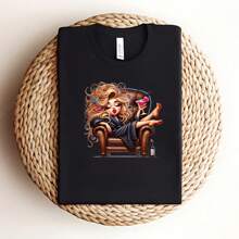 1/2/3 piezas Parches con diseño de copa de vino para mujeres - Diseño de moda informal de copa de martini con labios rojos y cabello ondulado, lavables para decorar camisetas, jeans, bolsos - Suministros creativos de manualidades DIY