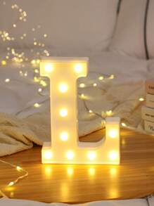1pc Letter Lights For Holiday Party Decor, Children's Room Decor, 26-Piece English Alphabet & Numbers LED Decorative Light, BABY Anniversary, 6.3inch/16CM, Birthday Decoration And Gift, Holiday Decor And Party, Wedding Decoration, Home Bedroom Decor, Living Room/Gathering Decor, Camping, Warm White Lighting