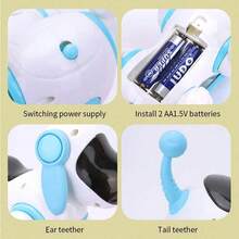 1 件互动小型音乐狗游戏 - 智能狗散步和唱歌，灯光和声音，安全的电动玩具，有趣的儿童玩具，促进父母和孩子的成长，完美的生日礼物，作为圣诞礼物 - 彩色 - 查看 7