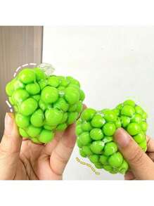 1/2/3 piezas Pelotas de estrés de colores para adultos, pelotas con forma para que los adultos las manipulen para aliviar el estrés, pelotas adhesivas de manipulación, pelotas de apretón de colores