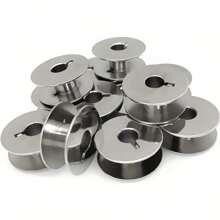 10/20 Stücke 55623A Aluminium Spulen für Industrienähmaschinen mit Doppelsteppstich, hochwertige Nähwerkzeuge, Zubehör für Flachbett-Nähmaschinen, Aluminium-Spulen für Brother, Juki Einnadel-Nähmaschinen