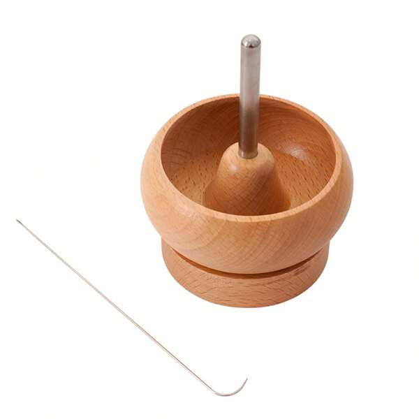 1 Stück Schmuckperlenspinner aus Holz, Perlenspinner für Tonperlen, schneller Tonperlenspinner für die Schmuckherstellung, DIY Armbänder, Halsketten