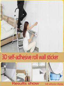 DIY Linen Wallpaper Wall Sticker, Suitable For Home Waterproof And Moisture-Proof Self-Adhesive Wallpaper, Suitable For Decoration In Living Rooms, Bedrooms, And Corridors Wall Paper Wall Stickers Room Decor Wall Decor