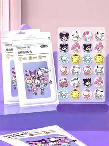 Sanrio 36/72/108pcs Sanrio Long-Lasting Mosquito Repellent Stickers. These Stickers Can Be Attached To Clothes, Backpacks, And Tents. They Are Portable And Protective For Outdoor Camping And Travel. The Colorful Cartoon Animal Patterns Are Eye-Catching And Cute. They Are Gentle, Suitable For Mosquito Repellent In Spring And Summer, Baby Park Outings, And Night Outdoor Insect Prevention School Supplies,Back To School
