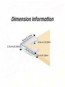 4/16 piezas Almohadillas transparentes de PVC anti-colisión, protectores de bordes para escritorio, estantería, alféizar de ventana, cubierta protectora de silicona transparente suave, cojín minimalista moderno para el hogar - Multicolor - Ver 9