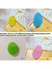 8pcs/6pcs/4pcs/2pcs Skin Massage Tools, Cleansing Brushes, Silicone Suction Cup Pads, Deep Cleansing Face Brushes, Face Cleansing & Massage Brushes, Mini Handheld Oval Washers, Gentle Exfoliation & Massage Face Cleansing Tools For Skin Care, Deep Cleaning & Gentle Exfoliation, Skin Massage, Travel Items, Weddings, Christmas Parties, Mother's Day Gifts, Birthday Gifts