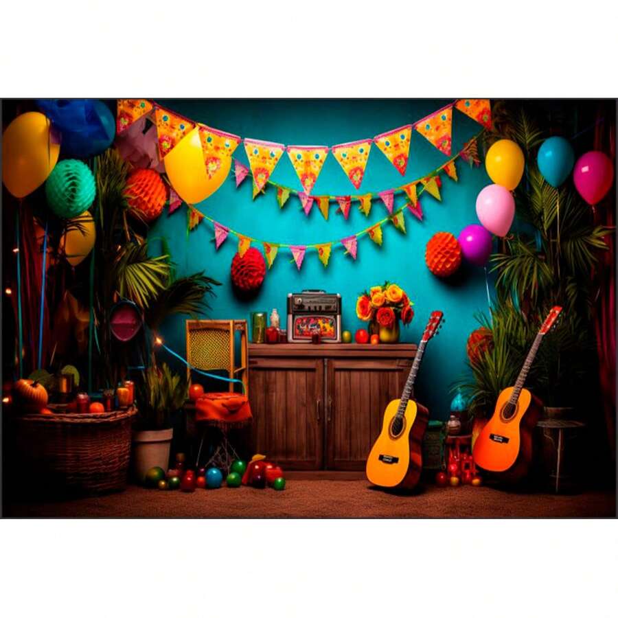 Photographic Panel June Festival Scenery Fabric - FDFJN0126 - View 1