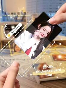 50pcs/Pack Photo Card Protectors Hard Card Sleeves, Perfect Double Layer Protection Film, Kawaii Korean Popcorn Card Film, 20pcs Silk Card Sleeves, Liffy Album Cards, Acid-Free CPP Material With High Translucency And Flat Mouth, Suitable For Album Holders, Photography Cards, Medical Cards, Game Cards, Sports Trading Kpop Poke Baseball, Magic, MTG Sleeves (Clear-6 Sizes To Choose From). - Clear - View 6