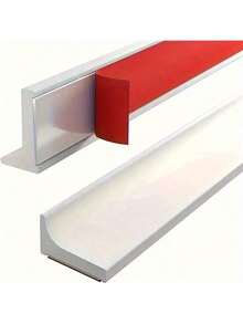 1pc Shower Threshold Water Barrier Water Dam Flexible Water Retaining Strip Silicone Water Stopper Strip Wet And Dry Separation Seal 100cm White Back To School - Multicolor - View 18