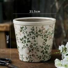 Duży rozmiar Vintage Nordic Style Hydroponic Planter Pot, Kreatywny rustykalny wystrój dla storczyków, Pothos, sukulentów