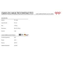 Qop Multicontacto con 6 Enchufe entreda USB 2 tipo C Multicontacto - Facil de usar - Uso domestico - Material PP Cobre - 6 contactos + 2 entradas tipo c + 1 entrada USB - Hasta 1875 watts - blanco- 6500k - Blanco - Ver 2
