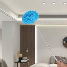 Ceiling Fan Cleaner Duster Reusable Microfiber Ceiling Fan Blade Cleaner With Extension Pole Adjusts (12-31.5 Inch) For Cleaning Walls Bookshelves Furniture Door Window Top
