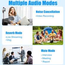 Wireless Lavalier Lapel Microphone Compatible With Iphone TypeC Android Camera Plug-Play Professional Noise Reduction Recording Clip Mic For Creator Interview - Pink - View 7