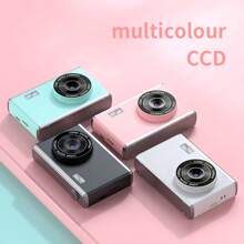 1 Pc 1080P 2.4-Inch Screen Portable Camera, With Front Camera,Small Camera, With 8x Zoom And Anti-Shake, Built-In LED Fill Light, Recording Function,Suitable For Boys And Girls.