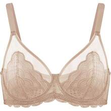 HSIA Minimizer Bras Women Large Bust Full Coverage Lace Plus Size Bra - Scales - Beige Brown - View 4