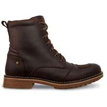 IMPULS Botas WKL Hombre Botines Hiiking Comodo Casual Agujetas Básico Exteriores - Café - Ver 5