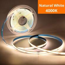 Tira de luces LED COB con control de gesto por sensor, RA90, 5V USB, cinta flexible, alta densidad, regulable, para decoración de luz de fondo de TV, espejos, etc.