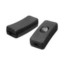 5Set (5pcs/Set) 12V In-Line Cable On-Off Rocker Switch Black Lamp Spot Light Inline Caravan - Black - View 3