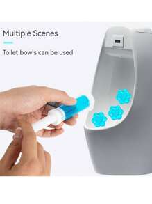 12 Small Flowers Toilet Gel Toilet Deodorant Odor Cleaning Toilet Lingbao Toilet Fragrance Descaling Cleaner