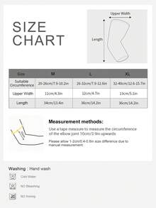 JINGBA SUPPORT 1 Piece Elastic Breathable Unisex Multicolor Elbow Support Sleeve – Compression Brace For Sports & Daily Life For Men Women Gym Accessories - 彩色 - 查看 8