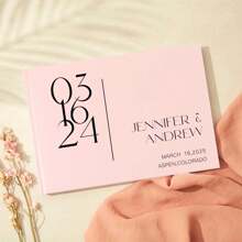 Personalisiertes weißes Hochzeitsgästebuch, rosa Hochzeitsgästebuch, salbeigrünes Gästebuch, individuelles Gästebuch, Verlobungsempfangs-Gästebuch, Hochzeitsjahrestags-Buch, Bridal-Shower-Geschenk, Kunstaktivitäten für Kinder