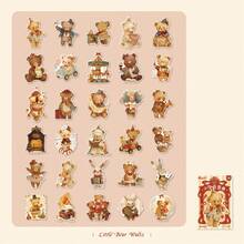 30 张创意明信片，可爱熊跳舞设计，适合学生、纪念品、贺卡、学校用品、返校