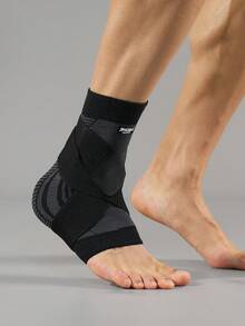 JINGBA SUPPORT 1 件透气压缩踝套，带可调节绑带 - 男女通用，适合篮球、羽毛球和健身房训练，适合男女脚踝健身房配件