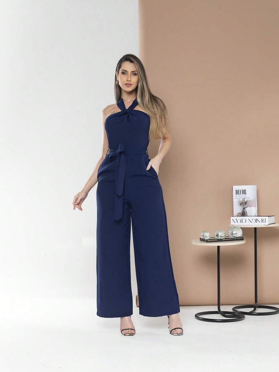 Tailored Overalls M3094 - Navy Blue - View 1