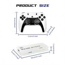 M15 Retro Game Stick, 4K HD-MI Output & Wireless Controller Plug And Play Video Game Console With 20000+ Games For PS1 NES GBA Arcade Games, Arcade Game Console