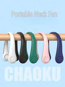 Neck Hanging Fan, Portable Outdoor Neck Fan, Must-Have Outdoor Sports Cooling Fan, 3-Speed Adjustable 800mAh Mini Slouchy Fan, Neckband Bladeless Rechargeable 360° Adjustable Cooling Air Conditioner, Outdoor Student Quiet High-Volume Cooling Device, Gift/Valentine's Day Gift/Girlfriend/Easter/Men/Women/Multiple Colors Birthday Gift