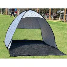 1pc Newest Pop Up Beach Tent, Auto Open, Portable, Lightweight. Large Mesh Window For Ventilation, Keeping Cool While Enjoying Outdoor Views. Suitable For Park, Beach, Sports Events All-Day Sun Shelter