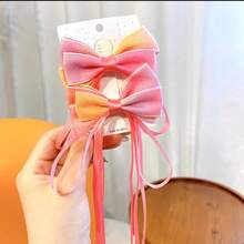 New Chinese Style Gradient Bow Tassel Hairpins Children Sweet Girls Beautiful Hair Clips Women Barrettes Grips Hair Accessories