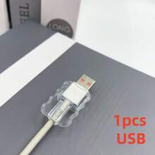 1pc/5Pcs/10Pcs ABS Resin Cable Sleeves: Protect Your Cables From Breakage And Disconnection(Select The Specification According To The Type Of Your Data Cable)