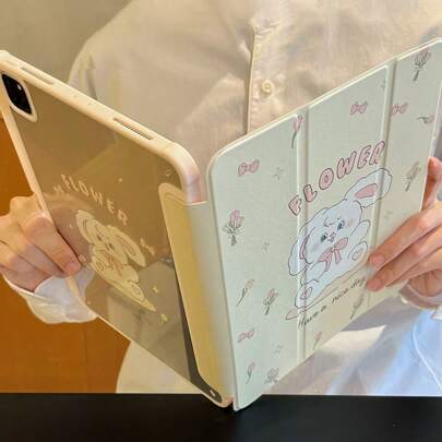 Bunnies DANYCASE Compatible With Ipad A16 Air 11 13 M3 2025 Mini 7 A17Pro 2024 Air 11 13 M2 2024 Pro 11 13 M4 2024 Mini 6 Pro 11 7th/8th/9th 10.2 Air 4 Air 5 10.9 10th Pro 12.9