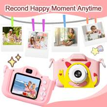 Kids' Camera Toy With Funny Monster Silicone Case, Cute Cartoon Design, Perfect Surprise Gift For Boys & Girls Ages 3-12