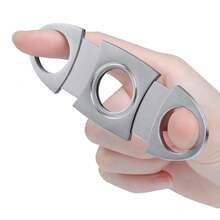 VINCAN 1 件不锈钢雪茄刀、雪茄配件、吸烟配件、父亲节礼物、旅行配件、办公桌配件、巡航必需品、旅行必需品、圣诞礼物、派对礼品、生日礼物、 - 彩色 - 查看 5