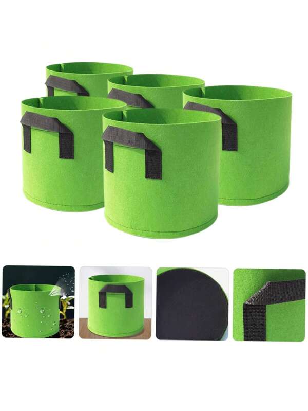 1/2/3pcs Planting Bags Outdoor Flower Pots Garden Vegetable Pots Seedling Planting Pots Suitable For Plant Nursery Indoor Herb Planting Vegetables Suitable For Outdoor...