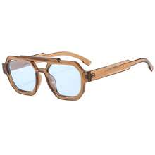 1 Stück neue stilvolle quadratische Leoparden-Muster Unisex Vintage personalisierte Mode Brille, geeignet für Sommertreffen, Partys, Geburtstage, Fashionistas, zeitlos