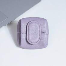 Stylish & Practical PU Button Open&Close Multifunctional Mini Women Wallet For Women Wallet Mini Wallet Purse Wallet Coin Wallet - Mauve Purple - View 8