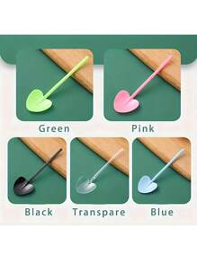 100pcs Heart Shaped Disposable Spoons - Perfect For Ice Cream, Cones And More - High Quality Tableware For Parties, Picnics And Camping