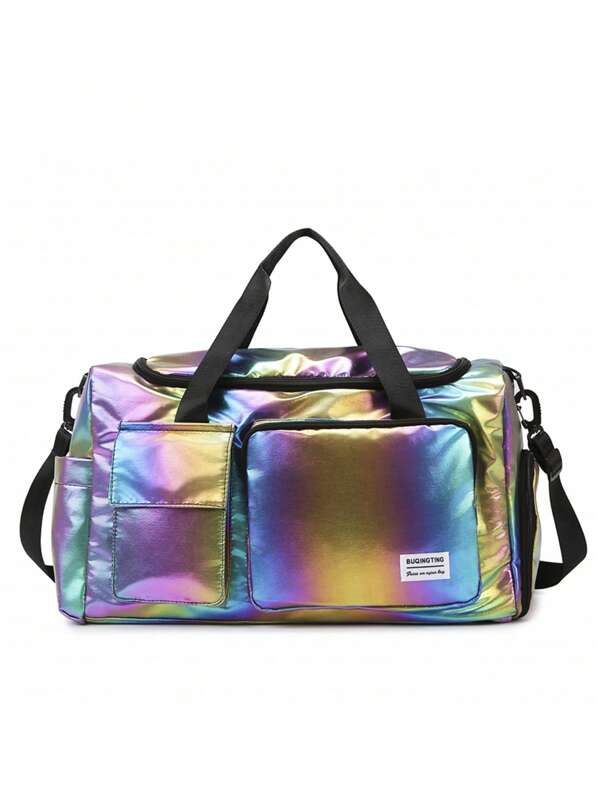 Nouveau sac de voyage de grande capacité, imperméable, avec séparation sec/humide. Sac fourre-tout de gym, de natation, de rangement et de bagage à main parfait pour les courts voyages, les déplacements professionnels et la rentrée scolaire. Sac pour l'école et les accessoires scolaires.