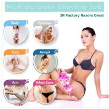 3/30/40/70pcs Stainless Steel Eyebrow Razors, Women Facial & Body Hair Removal Tools, Exfoliating Tools, Suitable For Travel And Home Use