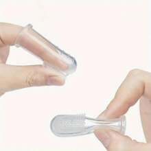 5pcs/10pcs Pet Dog & Cat Finger Toothbrush, Effective Breath Freshening & Gum Health Promotion, Portable Design Suitable For Daily Oral Care, Edge Cleaning